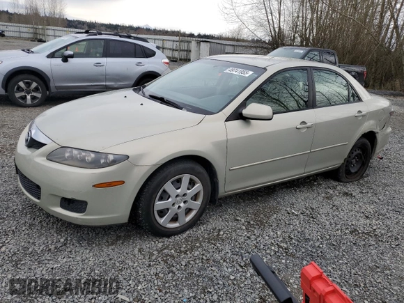 2006 Mazda 6 i with VIN 1YVFP80C265M31606, listed as a Copart auction lot 49741955 with 254,728 mi miles and Salvage Title. Bid and sale history available at carsss.com. Image 1.