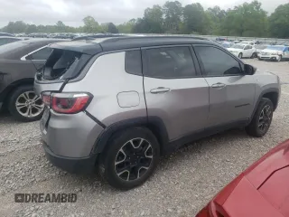 2020 Jeep Compass Trailhawk with VIN 3C4NJDDB6LT195731, listed as a Copart auction lot 50948035 with 80,195 mi miles and Salvage title. Bid and sale history available at DreamBid. Image 3.