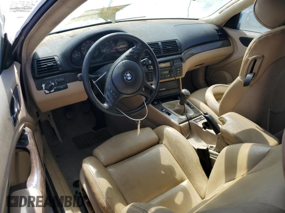 2001 BMW 3 Series 325Ci with VIN WBABN334X1JW49159, listed as a Copart auction lot 67799724 with 215,468 mi miles and Salvage Title. Bid and sale history available at carsss.com. Image 8.