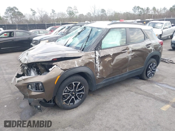 2022 Chevrolet TrailBlazer ACTIV with VIN KL79MVSL8NB118998, listed as a IAAI auction lot 41661309 with 27,939 mi miles. Bid and sale history available at carsss.com. Image 2.