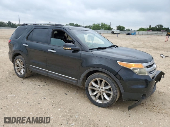 2013 Ford Explorer XLT with VIN 1FM5K7D80DGA07676, listed as a Copart auction lot 54418285 with 169,859 mi miles and Salvage Title. Bid and sale history available at DreamBid. Image 4.