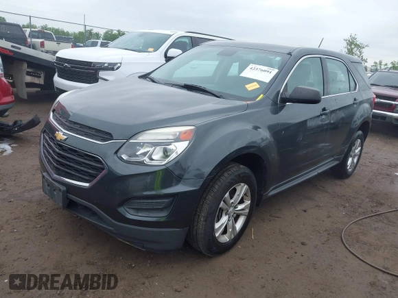 2017 Chevrolet Equinox LS z VIN 2GNALBEK4H1528438, wystawiony jako IAAI lot #42376091 z przebiegiem 105 781 mil mil oraz . Historia ofert i sprzedaży dostępna na DreamBid. Obrazek 2.