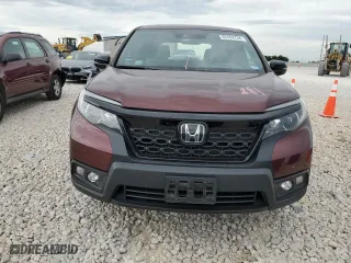 2021 Honda Passport EX-L with VIN 5FNYF8H52MB001660, listed as a Copart auction lot 62454734 with 51,143 mi miles and Salvage Title. Bid and sale history available at carsss.com. Image 5.
