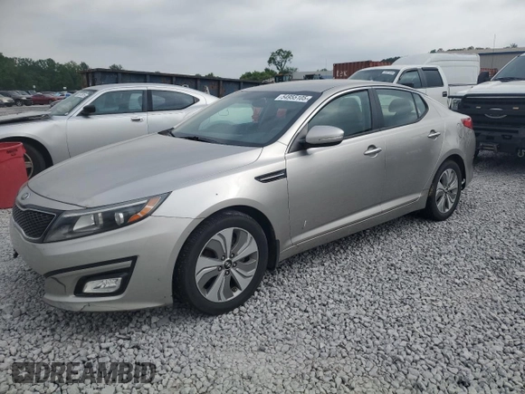 2014 Kia Optima LX with VIN KNAGM4A74E5497258, listed as a Copart auction lot 54955105 with 196,406 mi miles and Clean Title. Bid and sale history available at carsss.com. Image 1.