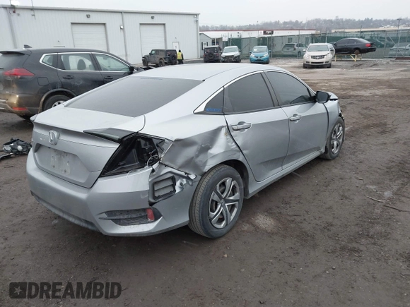 2018 Honda Civic LX with VIN 2HGFC2F56JH585343, listed as a IAAI auction lot 41558691 with 123,838 mi miles. Bid and sale history available at carsss.com. Image 4.