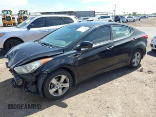 2013 Hyundai Elantra Limited with VIN KMHDH4AE6DU920835, listed as a IAAI auction lot 42084200 with 130,813 mi miles. Bid and sale history available at carsss.com. Image 2.