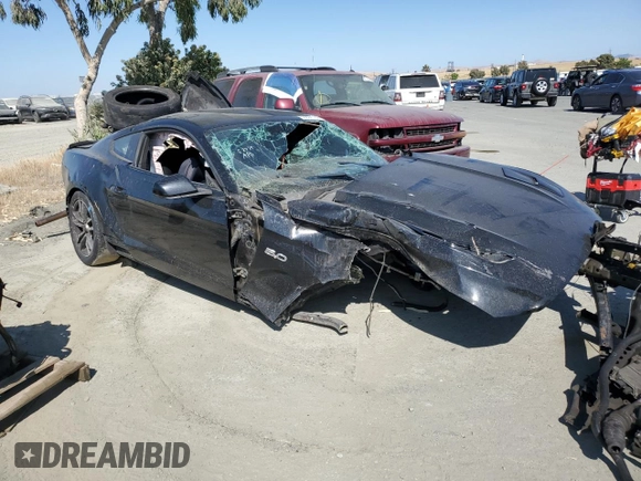 2016 Ford Mustang GT with VIN 1FA6P8CF7G5323386, listed as a Copart auction lot 60631785 with Not provided miles and Non repairable. Bid and sale history available at DreamBid. Image 4.