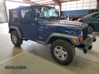 2002 Jeep Wrangler SE with VIN 1J4FA29PX2P749203, listed as a Copart auction lot 53604045 with 152,410 mi miles and Clean Title. Bid and sale history available at carsss.com. Image 4.