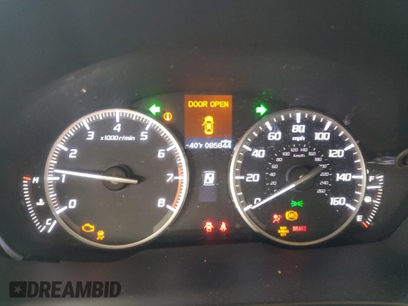2015 Acura ILX with VIN 19VDE1F30FE002480, listed as a Copart auction lot 54604655 with 85,844 mi miles and Salvage title. Bid and sale history available at DreamBid. Image 9.