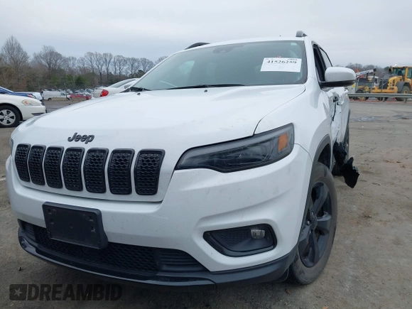 2021 Jeep Cherokee Altitude with VIN 1C4PJMLB1MD122073, listed as a IAAI auction lot 41526259 with 54,503 mi miles. Bid and sale history available at carsss.com. Image 12.