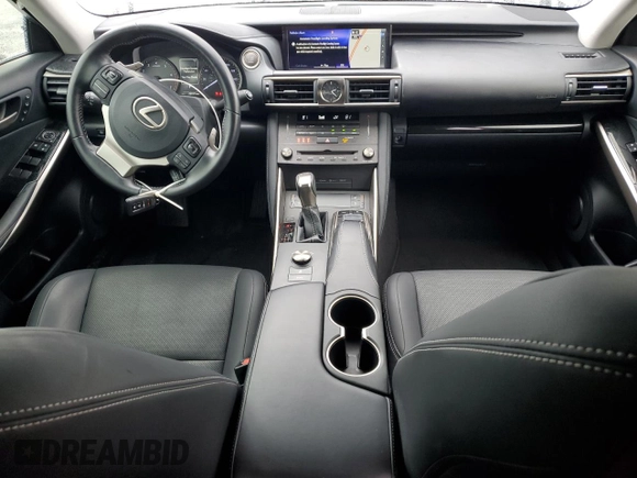 2019 Lexus IS with VIN JTHBA1D2XK5090799, listed as a Copart auction lot 48598785 with 22,079 mi miles and Salvage Title. Bid and sale history available at carsss.com. Image 8.