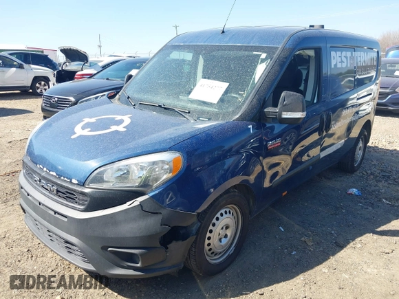 2020 Ram ProMaster City Cargo Van Tradesman with VIN ZFBHRFAB0L6R67496, listed as a IAAI auction lot 41754277 with 162,421 mi miles. Bid and sale history available at carsss.com. Image 17.