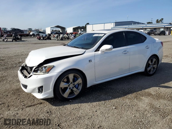 2012 Lexus IS 350 with VIN JTHBE5C29C5029765, listed as a Copart auction lot 41739515 with 135,099 mi miles and Salvage title. Bid and sale history available at DreamBid. Image 1.