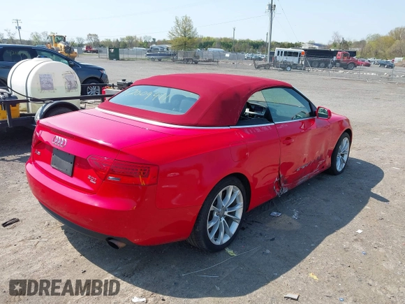 2013 Audi A5 Premium Plus с VIN WAULFAFH9DN014063, выставлен на аукционе IAAI как лот 42009911 с пробегом 102 683 миль миль и . История ставок и продаж доступна на DreamBid. Изображение 4.