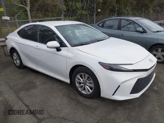 2025 Toyota Camry LE with VIN 4T1DAACK9SU503003, listed as a IAAI auction lot 41797213 with 8,208 mi miles and . Bid and sale history available at DreamBid. Image 1.