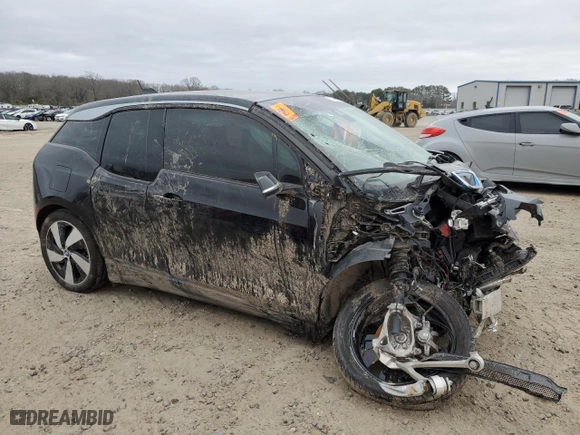 2019 BMW i3 with VIN WBY8P2C50K7E76083, listed as a Copart auction lot 37106933 with 0 mi miles. Bid and sale history available at carsss.com. Image 4.