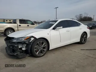 2021 Lexus ES with VIN 58AGZ1B19MU098304, listed as a Copart auction lot 44403435 with 55,016 mi miles and Salvage Title. Bid and sale history available at carsss.com. Image 1.