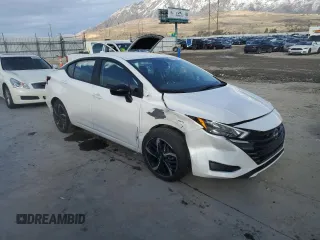 2023 Nissan Versa SR with VIN 3N1CN8FV0PL837945, listed as a Copart auction lot 87968695 with 22,007 mi miles and Salvage Title. Bid and sale history available at DreamBid. Image 4.