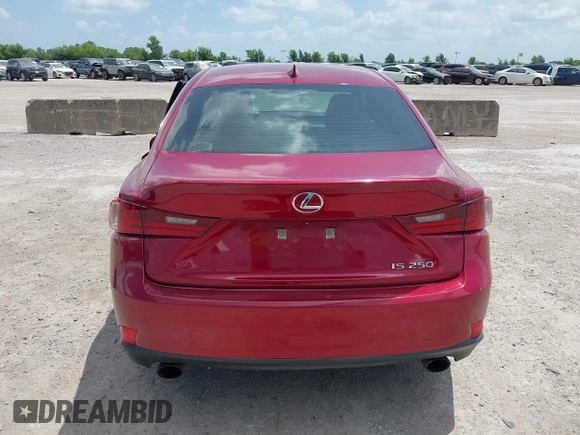 2015 Lexus IS 250 with VIN JTHBF1D2XF5077235, listed as a IAAI auction lot 42562762 with 104,674 mi miles and . Bid and sale history available at DreamBid. Image 16.