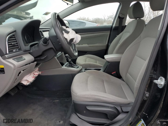 2017 Hyundai Elantra Limited with VIN 5NPD84LF4HH141444, listed as a Copart auction lot 49460815 with 57,561 mi miles and Salvage Title. Bid and sale history available at carsss.com. Image 7.