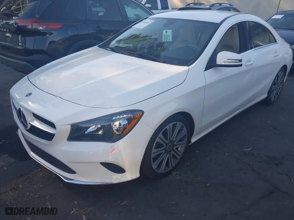 2018 Mercedes-Benz CLA with VIN WDDSJ4EB7JN657086, listed as a IAAI auction lot 41865665 with 36,178 mi miles. Bid and sale history available at carsss.com. Image 21.