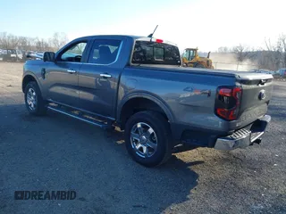 2024 Ford Ranger Lariat with VIN 1FTER4KH3RLE14617, listed as a IAAI auction lot 41705701 with 9,082 mi miles and . Bid and sale history available at DreamBid. Image 3.
