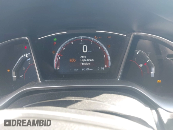 2019 Honda Civic Sport with VIN 2HGFC2F83KH567345, listed as a IAAI auction lot 41353597 with 142,857 mi miles and . Bid and sale history available at DreamBid. Image 15.