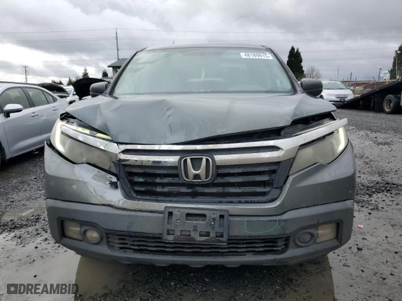 2017 Honda Ridgeline RTL-T with VIN 5FPYK3F69HB025784, listed as a Copart auction lot 48189915 with 164,176 mi miles and Salvage Title. Bid and sale history available at carsss.com. Image 5.