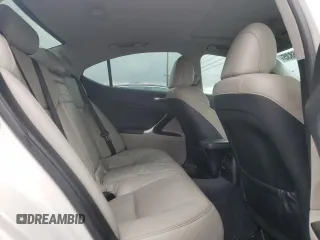 2010 Lexus IS 250 with VIN JTHBF5C26A5107557, listed as a Copart auction lot 54935835 with 133,132 mi miles and Salvage title. Bid and sale history available at DreamBid. Image 10.