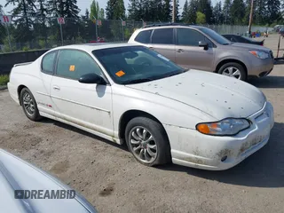 2002 Chevrolet Monte Carlo SS with VIN 2G1WX15K629214577, listed as a IAAI auction lot 42104096 with 159,786 mi miles. Bid and sale history available at carsss.com. Image 1.
