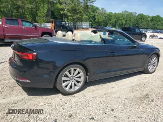 2018 Audi A5 Cabriolet Premium Plus z VIN WAUYNGF59JN009071, wystawiony jako Copart lot #53719285 z przebiegiem 82 038 mil mil oraz Szkoda całkowita • Salvage title. Historia ofert i sprzedaży dostępna na DreamBid. Obrazek 3.
