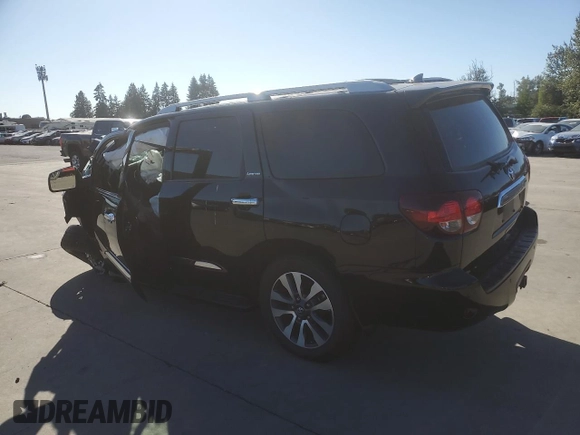 2019 Toyota Sequoia Limited with VIN 5TDJY5G11KS171719, listed as a Copart auction lot 69651034 with 0 mi miles and Salvage Title. Bid and sale history available at carsss.com. Image 2.