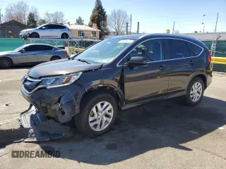 2015 Honda CR-V EX-L with VIN 2HKRM3H75FH513562, listed as a Copart auction lot 50809635 with 156,942 mi miles and Salvage Title. Bid and sale history available at carsss.com. Image 1.