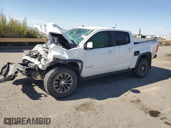 2018 Chevrolet Colorado 4WD ZR2 with VIN 1GCPTEE16J1179886, listed as a Copart auction lot 74375114 with 0 mi miles and Salvage Title. Bid and sale history available at carsss.com. Image 1.