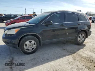 2011 Honda CR-V LX with VIN JHLRE4H32BC010757, listed as a Copart auction lot 50101075 with 163,357 mi miles and Salvage Title. Bid and sale history available at carsss.com. Image 1.