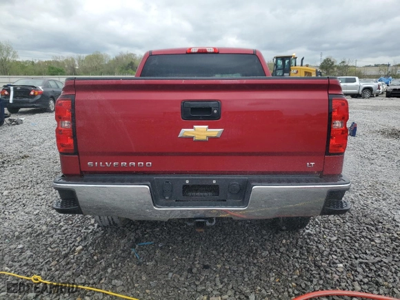 2018 Chevrolet Silverado 1500 LT with VIN 3GCPCREC2JG581866, listed as a Copart auction lot 50243405 with 52,050 mi miles and Salvage Title. Bid and sale history available at carsss.com. Image 6.