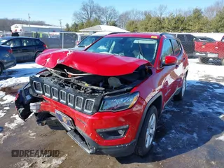 2018 Jeep Compass Altitude with VIN 3C4NJDBB0JT192615, listed as a IAAI auction lot 41633528 with 81,983 mi miles and . Bid and sale history available at carsss.com. Image 16.