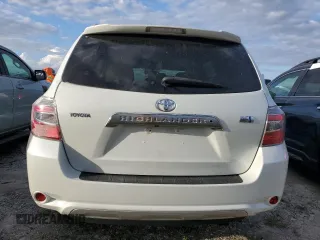 2008 Toyota Highlander Hybrid Limited with VIN JTEEW44A382019183, listed as a Copart auction lot 76129494 with 0 mi miles and Salvage Title. Bid and sale history available at carsss.com. Image 6.