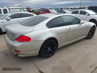 2007 BMW 6 Series 650i with VIN WBAEH135X7CR52022, listed as a IAAI auction lot 41343197 with 87,607 mi miles. Bid and sale history available at carsss.com. Image 4.