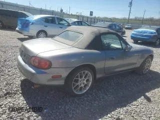 2002 Mazda MX-5 Miata Cloth with VIN JM1NB353120225910, listed as a Copart auction lot 49684455 with Not provided miles and Salvage title. Bid and sale history available at DreamBid. Image 3.