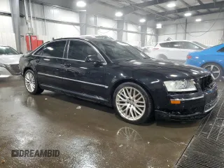 2004 Audi A8 with VIN WAUML44E44N013636, listed as a Copart auction lot 85742224 with 157,415 mi miles and Salvage title. Bid and sale history available at DreamBid. Image 4.