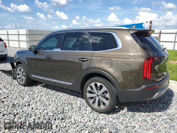 2022 Kia Telluride EX with VIN 5XYP34HC8NG324908, listed as a Copart auction lot 61273595 with 46,205 mi miles and Salvage title. Bid and sale history available at DreamBid. Image 2.