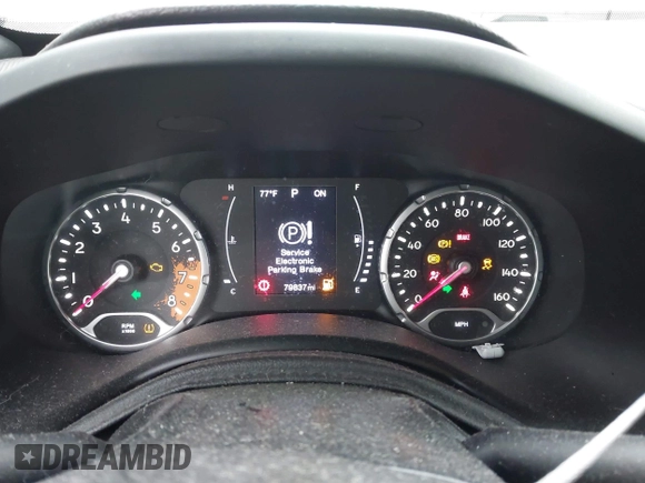 2018 Jeep Renegade Latitude with VIN ZACCJABB9JPH85547, listed as a IAAI auction lot 41511374 with 79,837 mi miles. Bid and sale history available at carsss.com. Image 7.