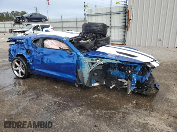 2018 Chevrolet Camaro 1SS with VIN 1G1FE1R75J0121540, listed as a Copart auction lot 87810025 with Not Provided miles and Non Repairable. Bid and sale history available at carsss.com. Image 4.