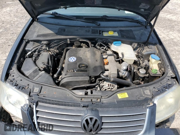 2004 Volkswagen Passat GLS with VIN WVWPD63B44P054997, listed as a Copart auction lot 60442705 with 238,851 mi miles and Salvage title. Bid and sale history available at DreamBid. Image 11.