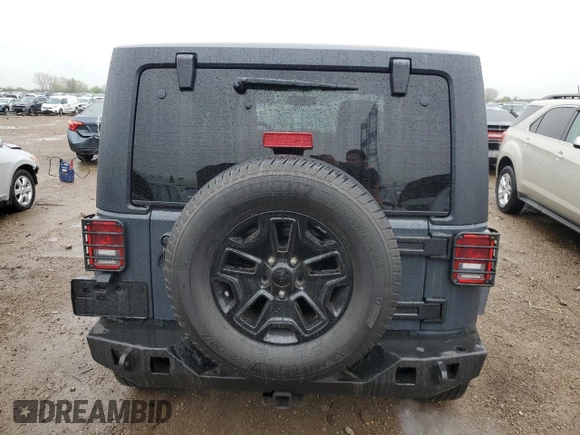 2017 Jeep Wrangler Sport with VIN 1C4AJWAGXHL602088, listed as a Copart auction lot 55243955 with 101,963 mi miles and Clean Title. Bid and sale history available at DreamBid. Image 6.