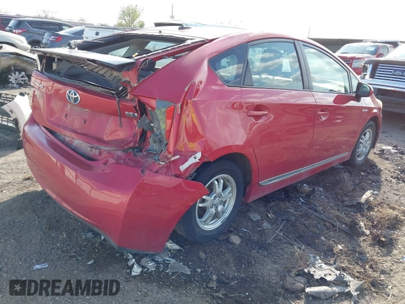 2011 Toyota Prius I z VIN JTDKN3DU5B0295561, wystawiony jako IAAI lot #41903455 z przebiegiem 195 860 mil mil oraz . Historia ofert i sprzedaży dostępna na DreamBid. Obrazek 4.