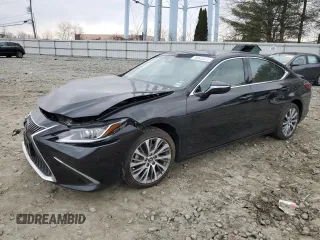 2021 Lexus ES with VIN 58ADZ1B16MU088073, listed as a Copart auction lot 46820675 with 29,598 mi miles and Salvage Title. Bid and sale history available at carsss.com. Image 1.