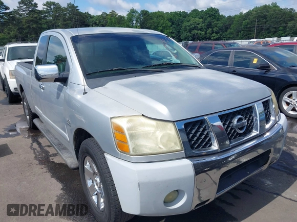 2004 Nissan Titan SE с VIN 1N6AA06A54N573032, выставлен на аукционе IAAI как лот 42479522 с пробегом 335 748 миль миль и . История ставок и продаж доступна на DreamBid. Изображение 1.