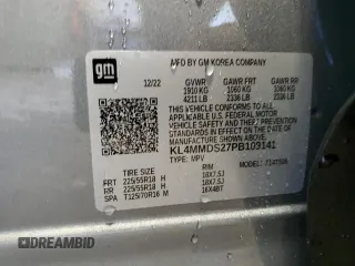 2023 Buick Encore GX Select with VIN KL4MMDS27PB109141, listed as a Copart auction lot 45785555 with 4,425 mi miles and Non repairable. Bid and sale history available at DreamBid. Image 13.